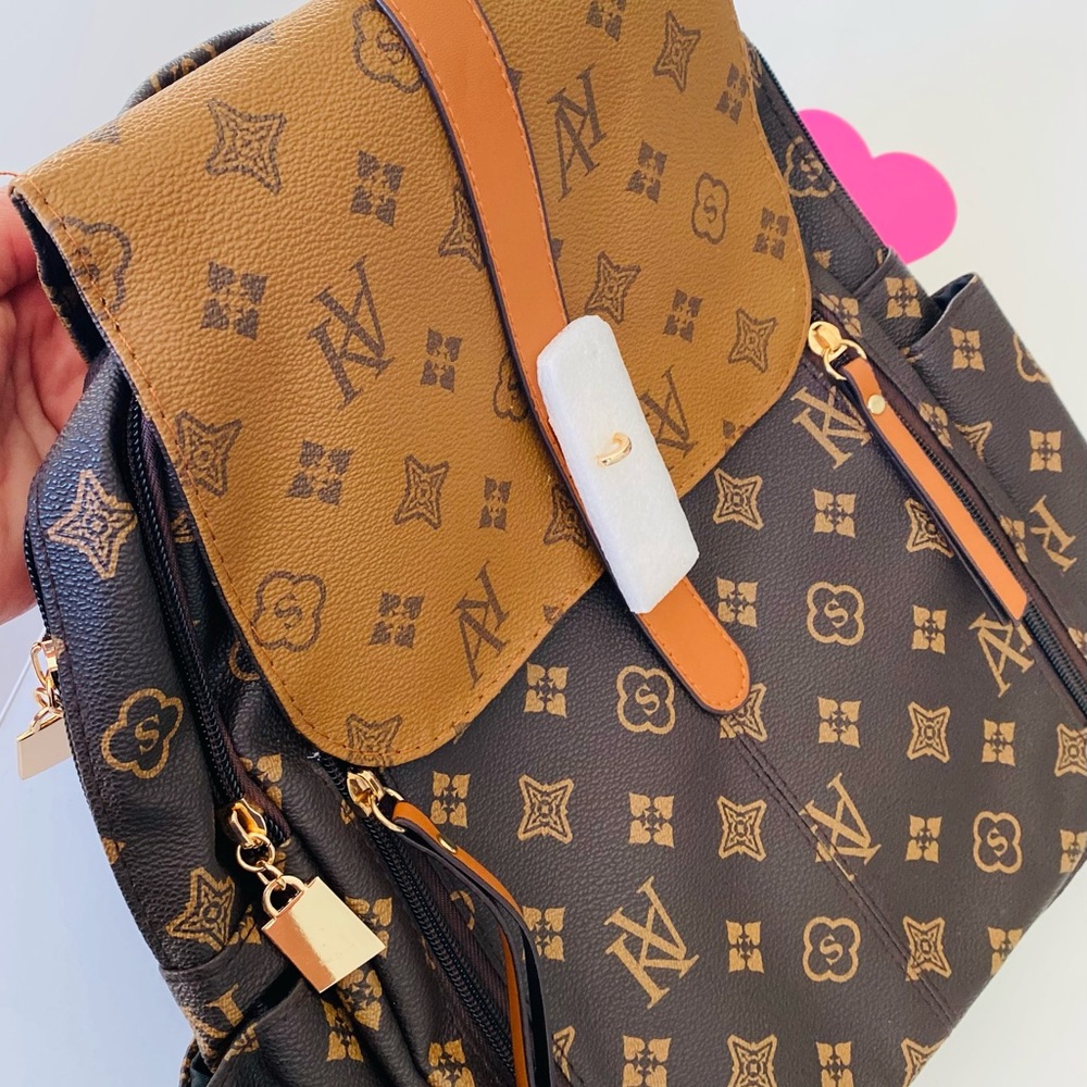 Designer Monogram Backpack